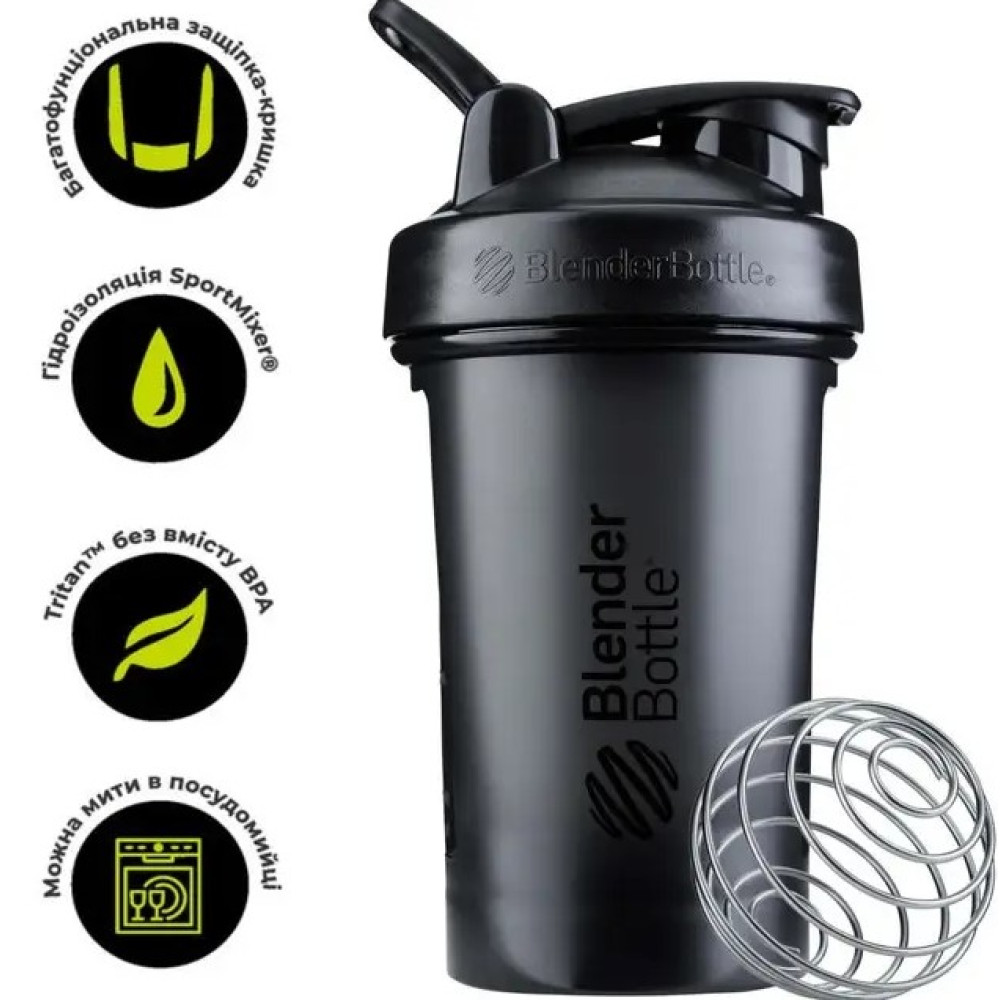 Шейкер спортивный BlenderBottle Classic Loop PRO 20oz/590 мл Red (500382) (Loop_Pro_20oz_Red)