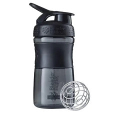 Шейкер спортивный BlenderBottle SportMixer Flip 20oz/590 мл Black (SM 20oz Black)