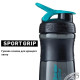 Шейкер спортивный BlenderBottle SportMixer Flip 20oz/590 мл Cyan (Original) (SM 20oz Cyan)