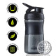 Шейкер спортивный BlenderBottle SportMixer Flip 20oz/590 мл Cyan (Original) (SM 20oz Cyan)