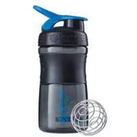 Шейкер спортивний BlenderBottle SportMixer Flip 20oz/590 мл Black/Cyan (SM 20oz Black/Cyan)