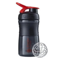 Шейкер спортивный BlenderBottle SportMixer Flip 20oz/590 мл Black/Red (SM 20oz Black/Red)