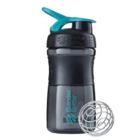 Шейкер спортивный BlenderBottle SportMixer Flip 20oz/590 мл Black/Teal (SM 20oz Black/Teal)