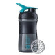 Шейкер спортивний BlenderBottle SportMixer Flip 20oz/590 мл Black/Teal (SM 20oz Black/Teal)