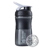 Шейкер спортивный BlenderBottle SportMixer Flip 20oz/590 мл Black/White (SM 20oz Black/White)
