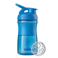 Шейкер спортивный BlenderBottle SportMixer Flip 20oz/590 мл Cyan (Original) (SM 20oz Cyan)