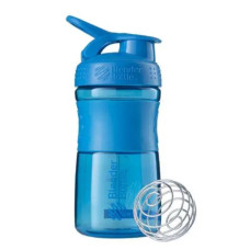 Шейкер спортивный BlenderBottle SportMixer Flip 20oz/590 мл Cyan (Original) (SM 20oz Cyan)