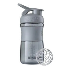 Шейкер спортивный BlenderBottle SportMixer Flip 20oz/590 мл Grey (SM 20oz Grey)