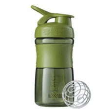 Шейкер спортивный BlenderBottle SportMixer Flip 20oz/590 мл Moss Green (SM 20oz Moss Green)