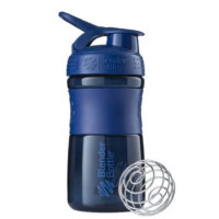 Шейкер спортивный BlenderBottle SportMixer Flip 20oz/590 мл Navy (SM 20oz Navy)