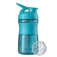 Шейкер спортивний BlenderBottle SportMixer Flip 20oz/590 мл Teal (SM 20oz Teal)