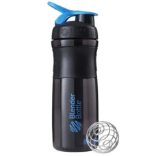 Шейкер спортивный BlenderBottle SportMixer Flip 28oz/820 мл Black/Cyan (SM 28oz Black/Cyan)