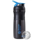 Шейкер спортивний BlenderBottle SportMixer Flip 28oz/820 мл Black/Cyan (SM 28oz Black/Cyan)