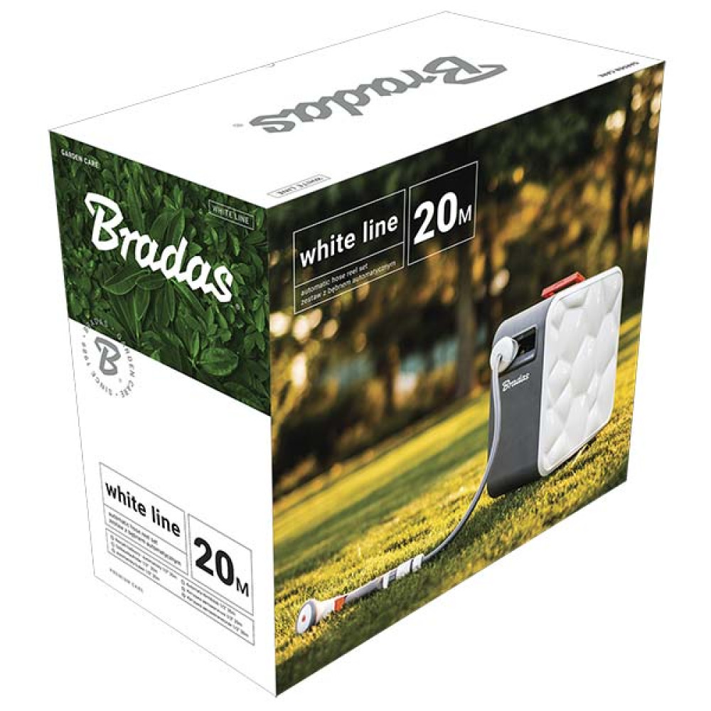 Набір з автоматичною котушкою Bradas WHITE LINE 1/2" 30 м WL-W3B30