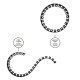 Бордюр газонный Bradas EASY BORDER 50 мм х 10 м с комплектом кольев, черный (OBEB5010SET)