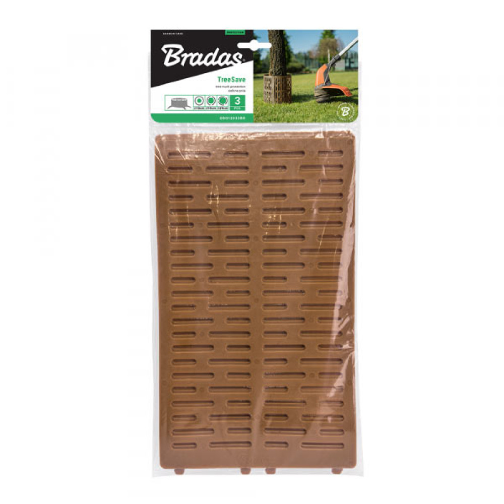 Бордюр Bradas TreeSave для захисту стволів дерев 20х33 см коричневий OBO12033BR