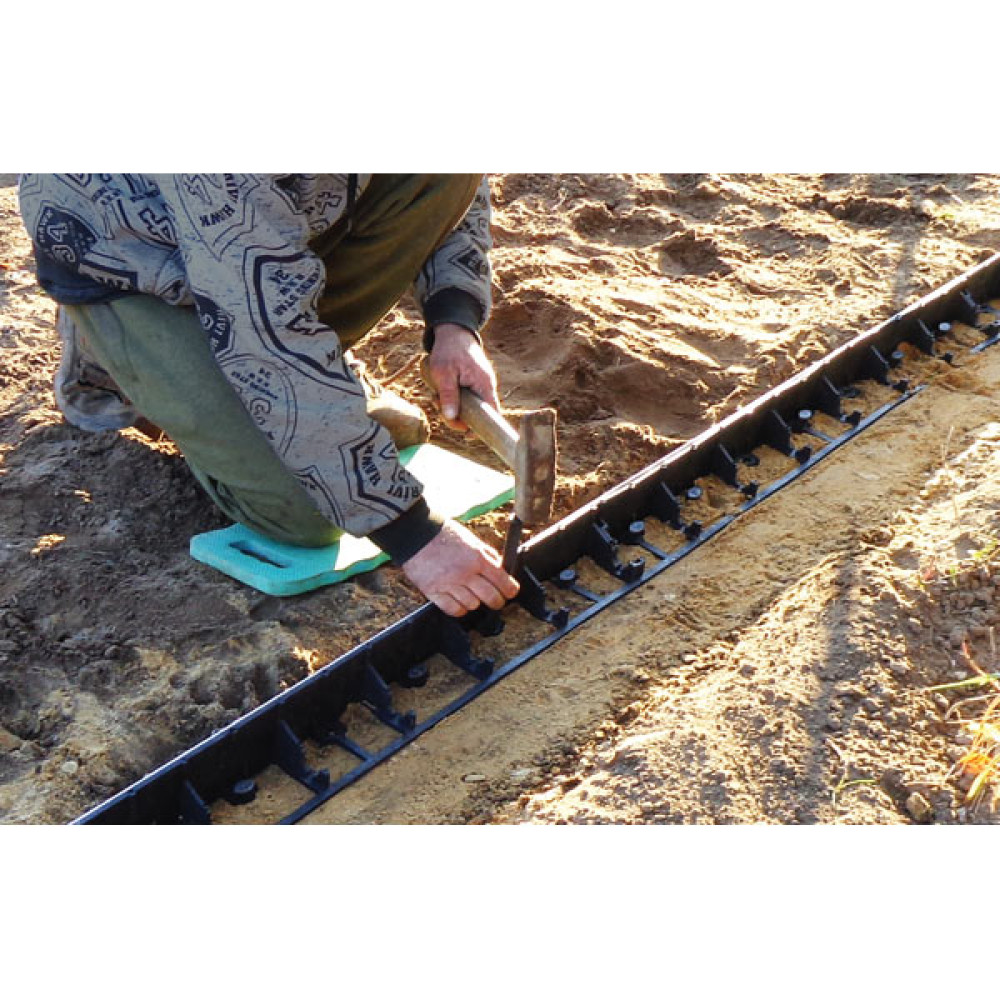 Бордюр садовий Bradas ECO RIM-BORD TYP 2 58х1000 мм OBRB55TYP2