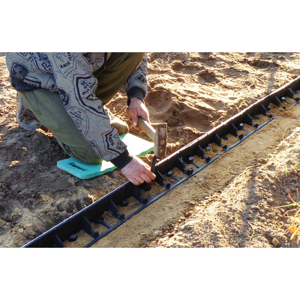 Бордюр садовий Bradas RIM-BORD 58х1000 мм, чорний (OBRB58)