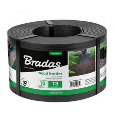 Бордюр Bradas WOOD BORDER 130 мм х 2,8 мм х 10 м черный OBWBK1013