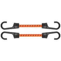Шнур еластичний гумовий Bradas PVC BUNGEE CORD HOOK 60 см х 2 шт BCH2-08060OR-B