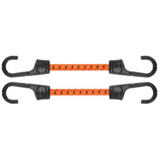 Шнур еластичний гумовий Bradas PVC BUNGEE CORD HOOK 60 см х 2 шт BCH2-08060OR-B