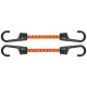 Шнур еластичний гумовий Bradas PVC BUNGEE CORD HOOK 60 см х 2 шт BCH2-08060OR-B