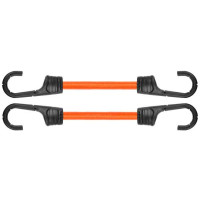 Шнур еластичний гумовий Bradas PVC BUNGEE CORD HOOK 80 см х 2 шт BCH2-08080OR-B