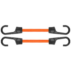 Шнур еластичний гумовий Bradas PVC BUNGEE CORD HOOK 80 см х 2 шт BCH2-08080OR-B