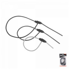Набор шнуров Bradas BUNGEE CORD REGULATED с петельным зажимом BCR-05SET1GY-B