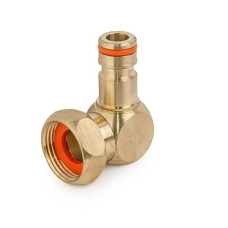 Адаптер угловой Bradas BRASS латунный на кран, поворотный, с внутренней резьбой 3/4" BR-2134
