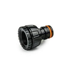 Адаптер Bradas на редукционный кран с внутренней резьбой 1" / 3/4" POWER JET BLACK LINE ECO-PWB2193 с ярлыком