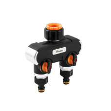 Распределитель Bradas HEAVY DUTY с 2 кранами BLACK LINE РН 1" для РН 3/4" ECO-PWB3042