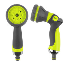 Пистолет-распылитель Bradas 8-функциональный ERGONOMIC LIME LINE LE-5114