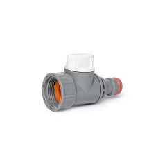 Адаптер Bradas WHITE LINE 3/4" с внутренней резьбой с запорным краном WL-2230