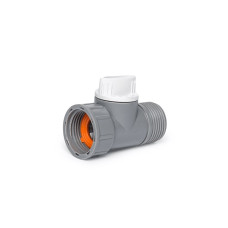 Кран запорный Bradas WHITE LINE с внутренней и наружной резьбами 3/4" WL-2232
