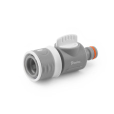 Коннектор Bradas WHITE LINE с клапаном и ниппелем для быстрого соединения WL-2236