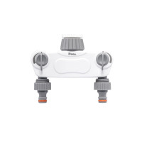 Распределитель Bradas SOLID WHITE LINE с 2 кранами на кран 1" или 3/4" WL-3032K