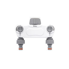 Розподільник Bradas SOLID WHITE LINE з 2 кранами на кран 1" або 3/4" WL-3032K