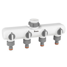 Распределитель Bradas WHITE LINE с 4 кранами на кран 1" или 3/4" WL-3054K