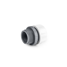 Адаптер Bradas WHITE LINE с наружной резьбой 3/4" и муфтой под шланг 1/2" WL-4116