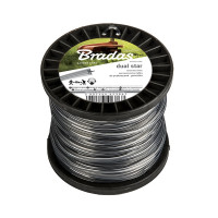 Волосінь для тримера Bradas RIPPER DUAL "зірка" 2,4мм х 100м ZRG24100S