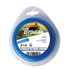 Леска для триммера Bradas TRIMMER "звезда" 2,4мм х 15м ZTG2415B