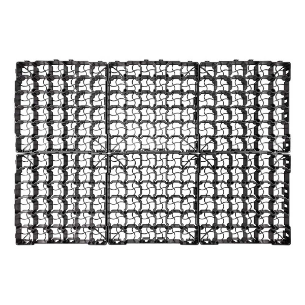 Газонна решітка Bradas HOBBY 386x386x40 мм KRHB40