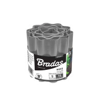 Бордюр волнистый газонный Bradas 9 м х 15 см серый OBFGY  0915