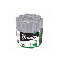 Бордюр хвилястий газонний Bradas 9 м х 15 см світло-сірий OBFLGY 0915