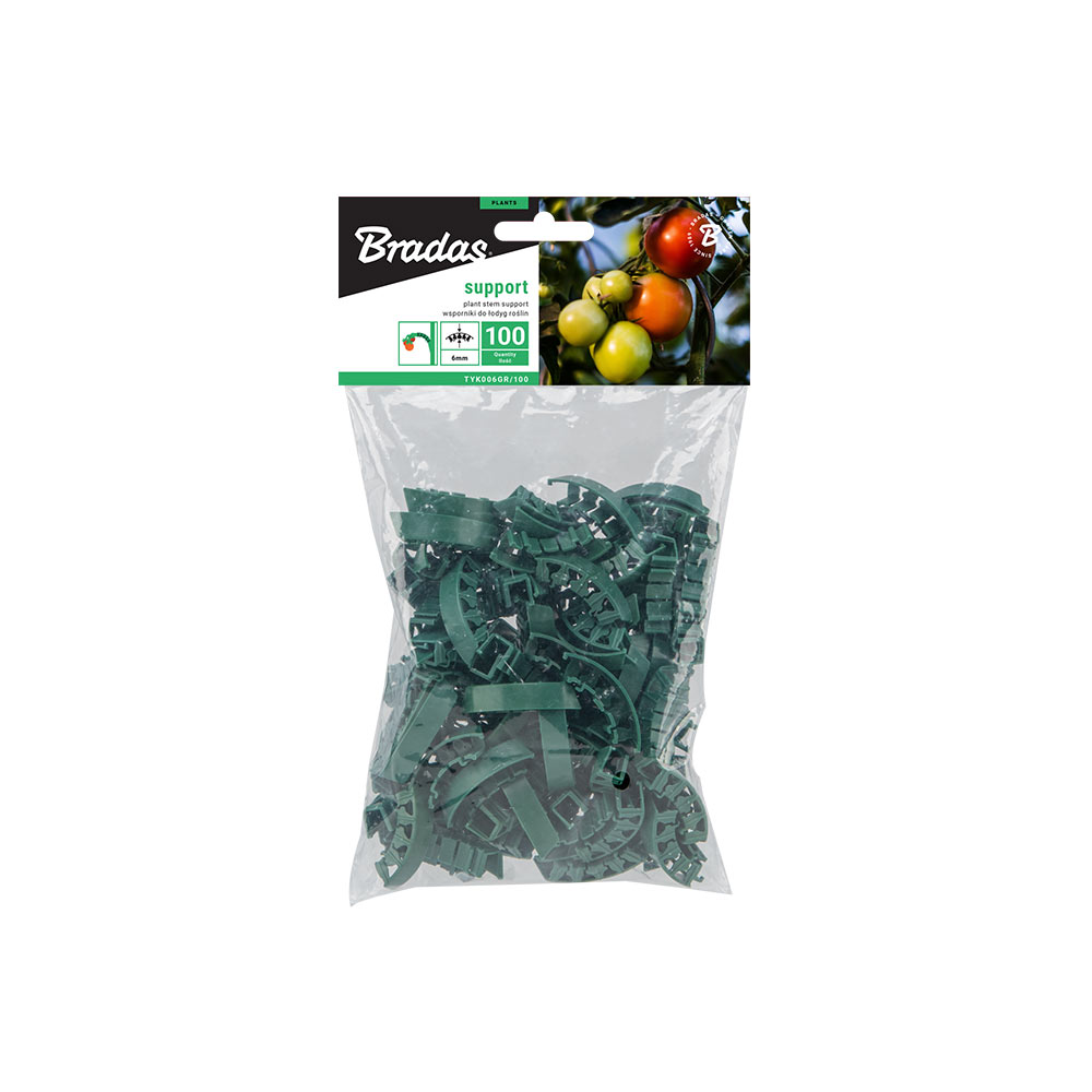 Опори для стебел рослин Bradas дуги 6 мм, 100 шт (TYK006GR/100)