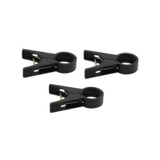 Зажимы для фиксации растений Bradas 20 мм, 10 шт, BLACK (TYK20BK/10)
