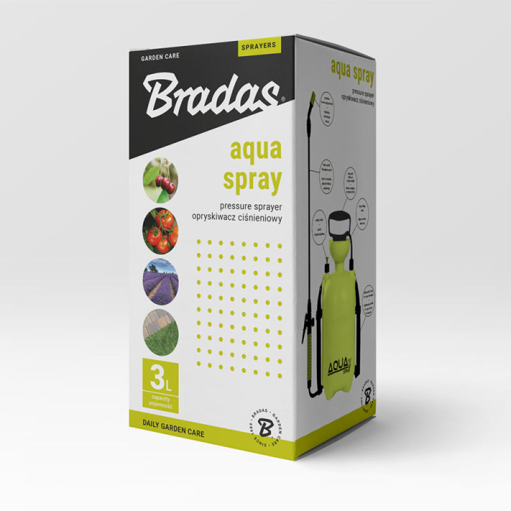 Пневматический опрыскиватель Bradas AQUA SPRAY LIME 3 л AS0300LE