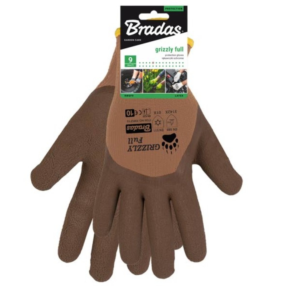 Рукавички захисні Bradas GRIZZLY FULL латекс розмір 11 RWGF11