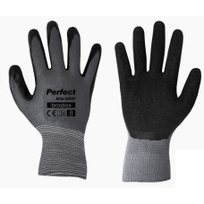 Рукавички захисні Bradas PERFECT GRIP GRAY латекс розмір 10 RWPGGY10